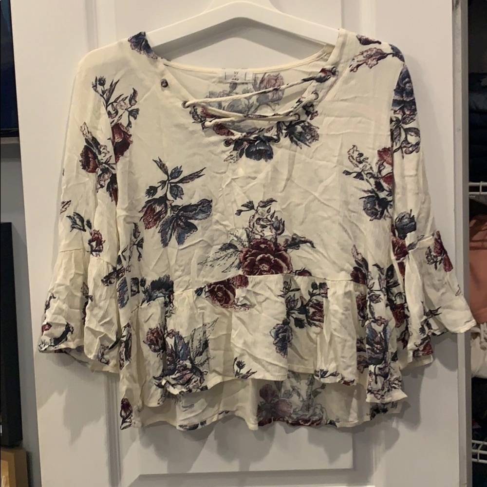 flower woman’s blouse